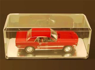   Display Case W/Mirror 1:24 Scale for Model Cars Trucks Collectibles