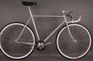 Custom Made Lugged Track Bike Complete Miche Group Nitto Stem 