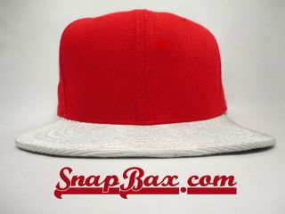   New Era Red Silver Metallic Snapback Air Jordan 7 Olympic Js Hat Cap