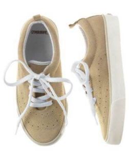 NWT Gymboree Golf Caddy Pro 10 1 Beige Tan Sneakers Shoes Youth Boys 