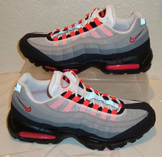 New Nike Shoes Air Max 95 Solar Red Mens US Size 6.5 UK 6 EUR 39 CM 24 