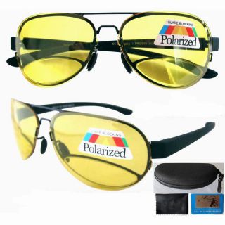 R11021 aviator night vision yellow lens polarized bifocal glasses +1.5 