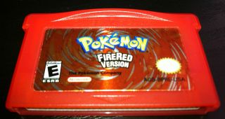   Fire Red Version (Nintendo Game Boy Advance, GBA 2004) Game Cart Only