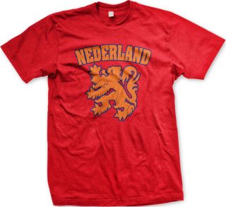   Crest Womens Ladies T Shirt Netherlands Amsterdam Dutch Football Tee