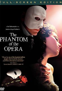 Andrew Lloyd Webbers The Phantom of the Opera DVD, 2005, Full Frame 