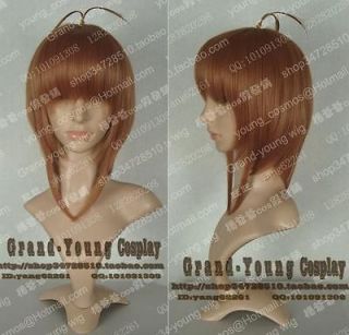 Card Capter / Tsubasa Kinomoto Sakura Cosplay Brown cos Wigs