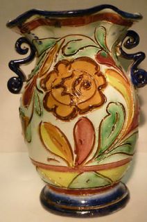 antique majolica vase in Pottery & Glass