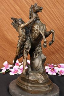   PEGASUS Greek Mythology Hero Statue Sculpture Bronze Figurine 35 LBS