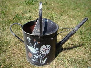 Antique Vintage Metal Watering Can For Plants And Garden