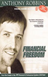 Anthony Robbins   Financial Freedom DVD, 2007, 2 Disc Set, CD Included 