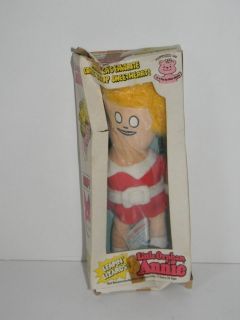   WELL MADE TOY CO. 6 LITTLE ORPHAN ANNIE CLOTH DOLL IN ORIGINAL BOX
