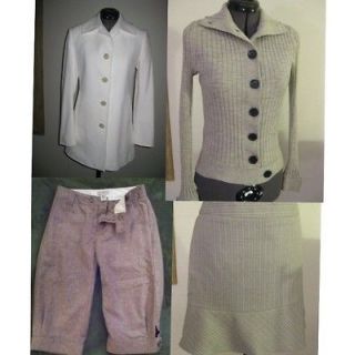 LOT WOMENS BANANA REPUBLIC coat, skirt, sweater, pants (4 items 