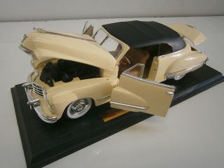 Anson diecast 1:18 1947 Cadillac Series 62 model collector car gift 