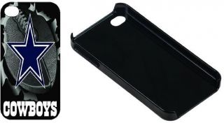 Dallas Cowboys NFL iPhone 4 or 4S Hard Plastic Black Case Cover