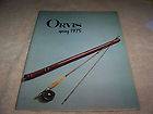 Vintage Orvis Spring 1975 Catalog Fishing Rods Reels Lures