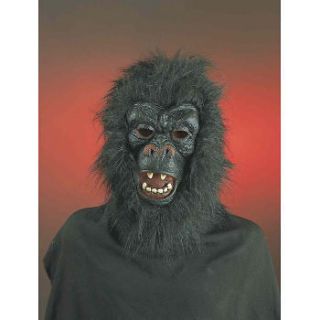 Gorilla Mask Scary Monkey Face FULL SIZE Realistic Latex Fur Costume 