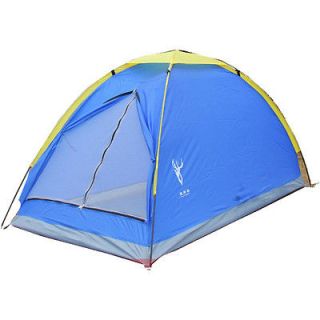 One Person Blue Camping Hiking Backpacking Tent     Easy Carry
