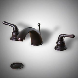   Roman Bathroom Sink Faucet Oil Rubbed Bronze w/ Pop Up Drain