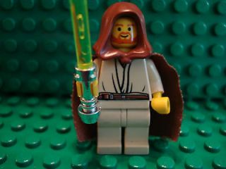 Lego Star Wars Qui Gon Jinn Minifig 7665 Republic Cruiser Lightsaber 