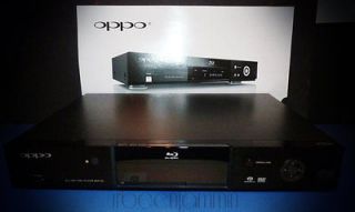 OPPO DIGITALl BDP 83 REGION FREE BLU RAY AND DVD PLAYER ! EXCELLENT 