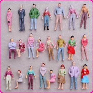   Assorted Painted Model People Figures Passengers Diorama O Scale 150