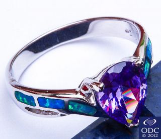 tanzanite opal rings