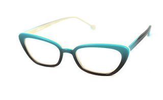 LA Eyeworks eyeglasses MAGPIE COLOR 296 turquoise Black