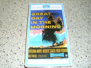 Great Day In The Morning VHS OOP Robert Stack Virginia Mayo Raymond 