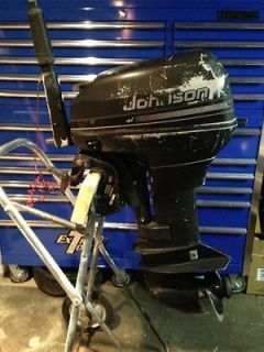 1995 Johnson 9.9HP Outboard Motor 2 STROKE 15 Tiller Engine 8 Water 