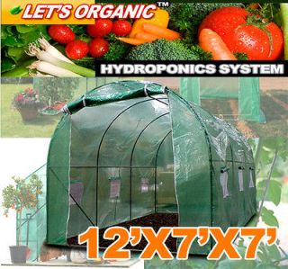   X7 Large Outdoor Green House Plant Gardening Garden Greenhouse 12x7x7