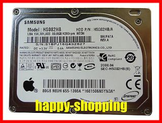   Air A1237 80GB Hard Disk Drive Samsung NEON Hard Drive HS082HB/A