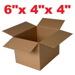 50 6x4x4 Cardboard Packing Mailing Moving Shipping Boxes Corrugated 