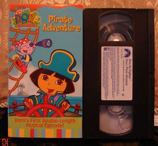 Dora the Explorer Pirate Adventure Vhs~$3 to Ship 1 then 50c per extra 