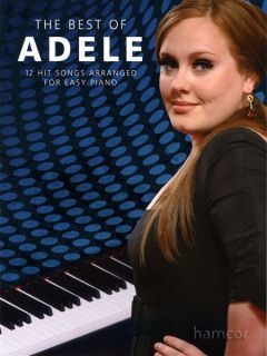 The Best of Adele for Easy Piano Sheet Music Book Greatest Hits from 