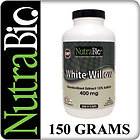 NutraBio White Willow Bark Extract Powder (15% Salicin) 150 Grams 