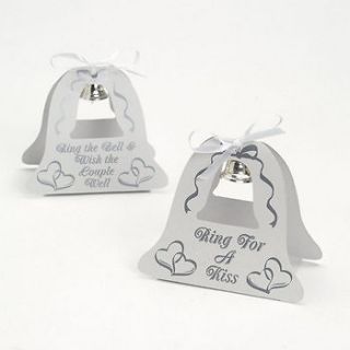   for Kiss Wedding Decorations Wedding Bell Table Toppers Silver Favors