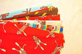 Funky Monkey Fabric Quilt Scrap Bag Strips 2 + Yards Erin Michaels for 