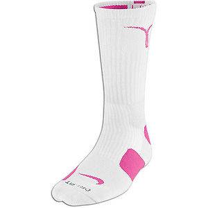 Nike Elite 2.0 Basketball Socks Large (8 12) Kay Yow Think Pink New 