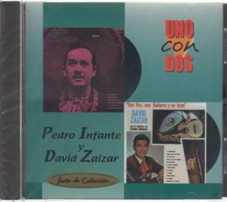Pedro Infante Y David Zaizar CD NEW 24 Exitos De Coleccion!