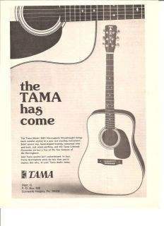 TAMA 3561 Herringbone Dread Guitar HAS COME 1974 AD