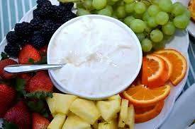 SO CREAMY AMARETTO FRUIT DIP RECIPE adults only dip make the night 