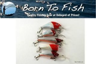 Lot of 5 Classic Fishing Lure bait tackle 4 bass trout