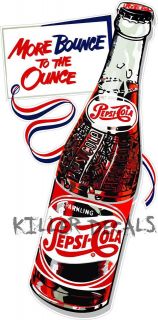 12 PEPSI BOTTLE MORE BOUNCE (PE209) COOLER POP soda coca cola 