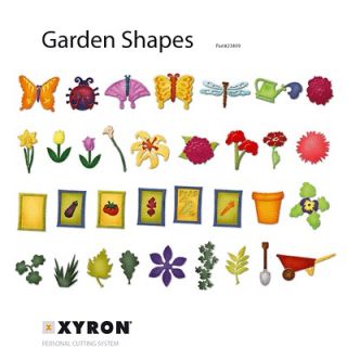 Xyron Personal Cutting System Garden shapes Design Book 
