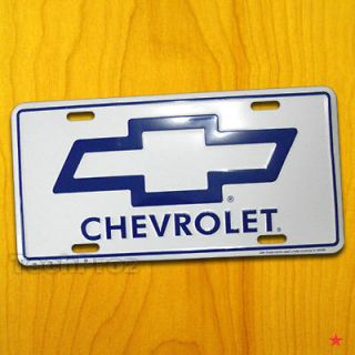 Chevy License Plate custom vanity tag emblem sign frame vintage front 