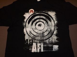 AFI A FIRE INSIDE Spray Stencil T Shirt **NEW band music concert tour 