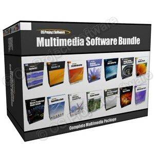 Multimedia Music Video Editing Website Design Software Program Bundle