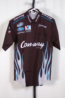 Colin Braun Conway Freight NASCAR Race Used Pit Crew Shirt V1 Size 2XL