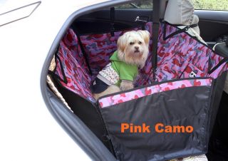 pink camo car seat