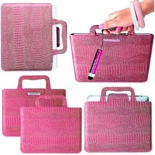 PINK COBRA SKIN CARRY CASE COVER SKiN POUCH for Samsung Series 7 